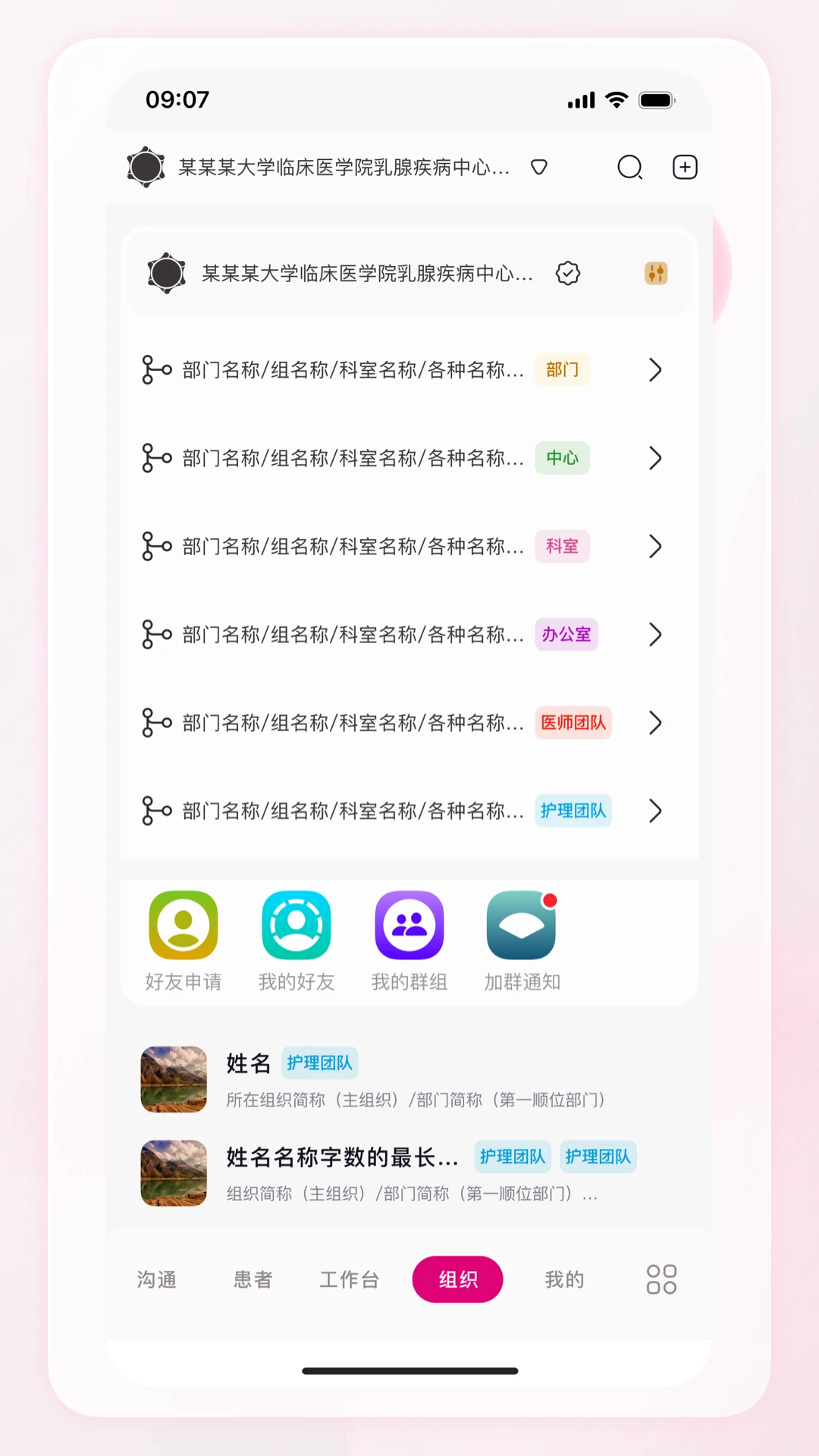 乳腺中心应用场景