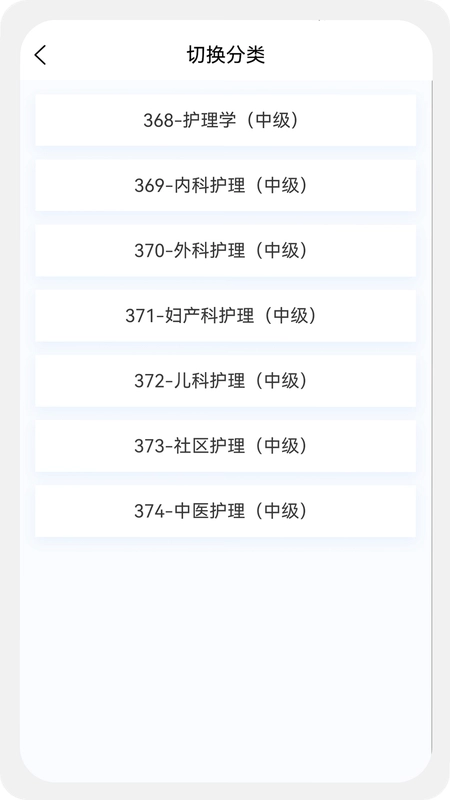 主管护师原题库预览图
