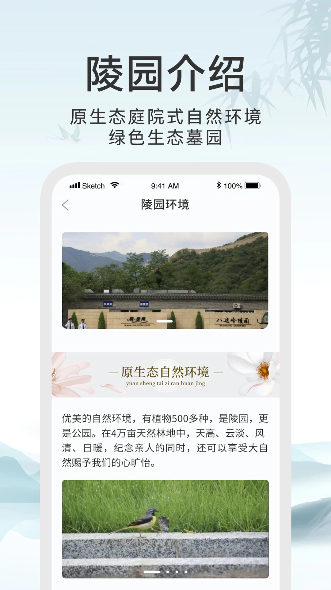 八达岭陵园首页预览