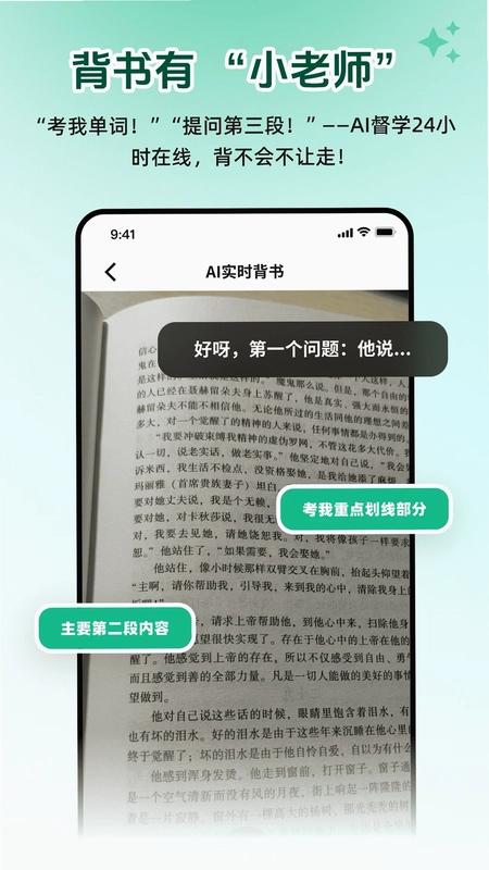 AI背书闪记卡预览图