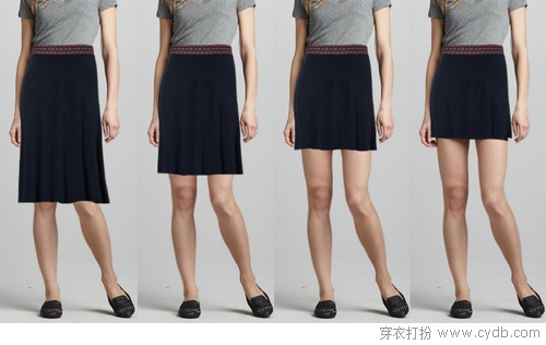 裙摆长度怎么选才显高穿搭技巧对比图