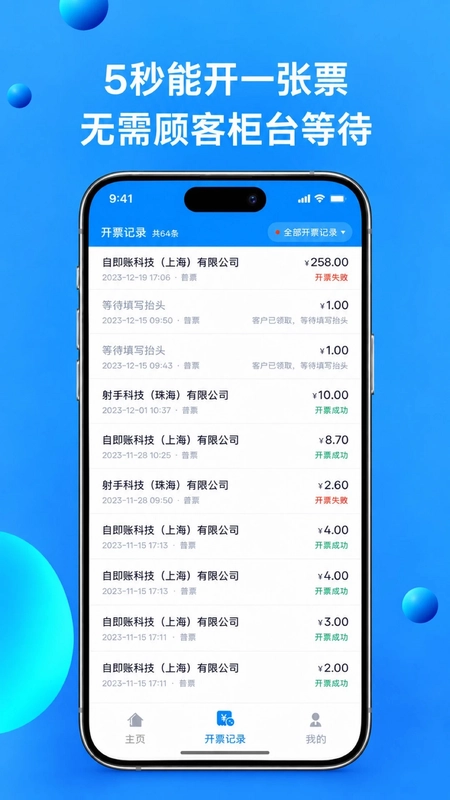 自开票预览图