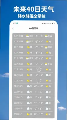 天气预警快报app预览图