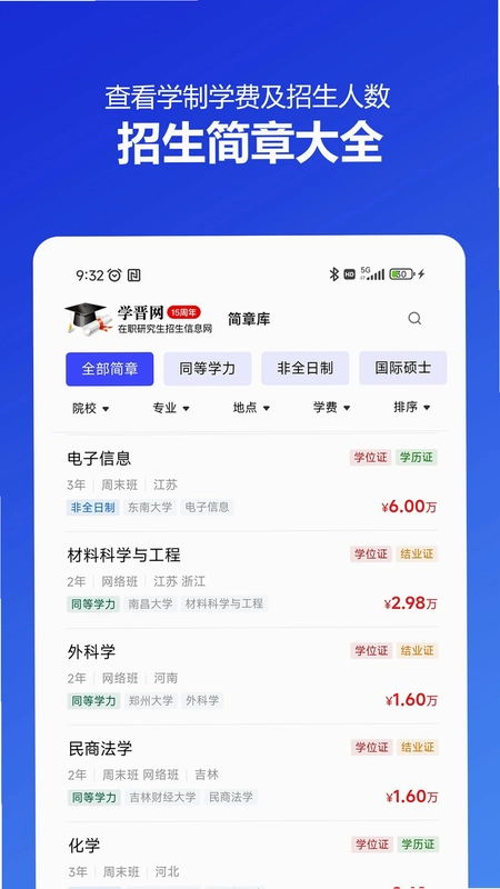 在职研究生招生信息网预览图
