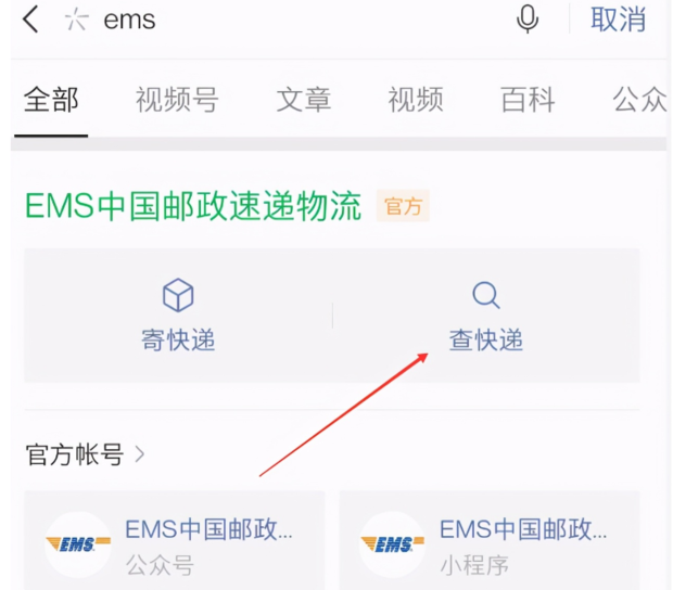 快递物流通用查询手机号查件操作界面