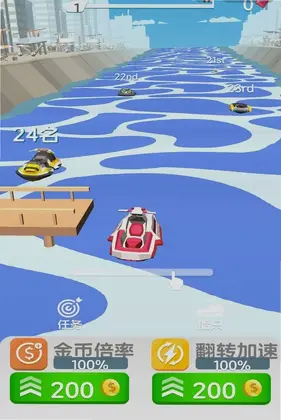 快艇前行预览图