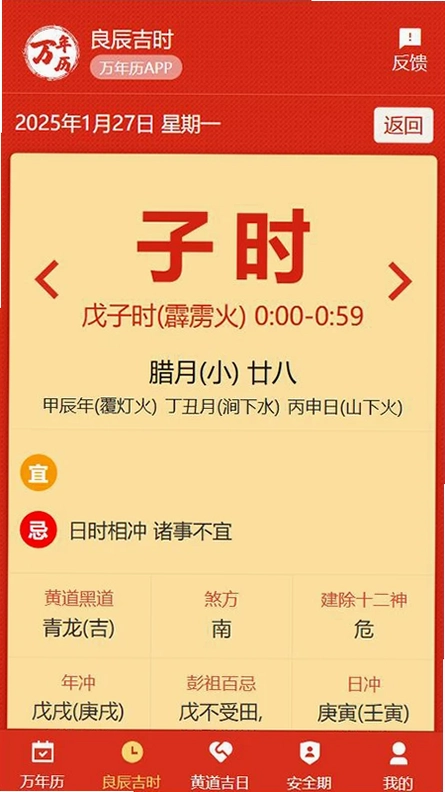 199万年历预览图