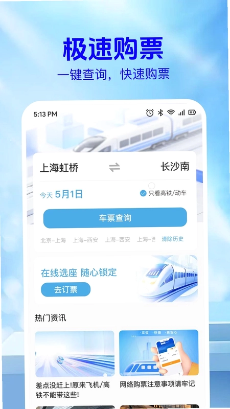 铁路火车票信息查预览图
