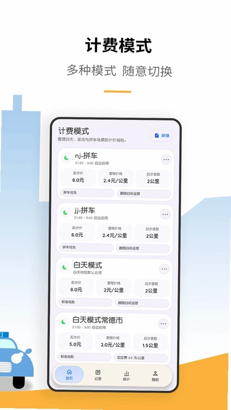 出租车打表计价器预览图