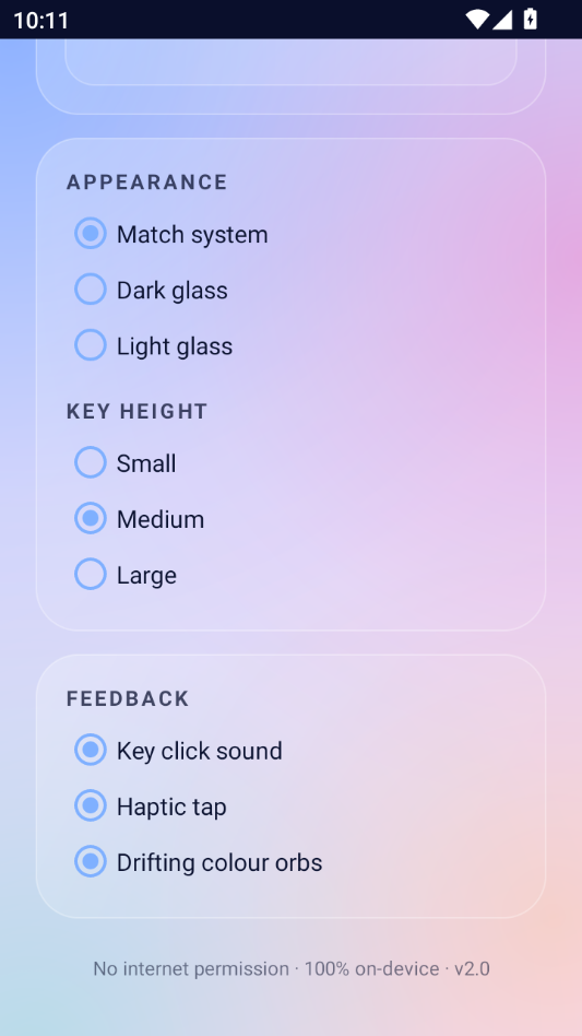 Liquid Glass Keyboard�ٷ���Ԥ��ͼ