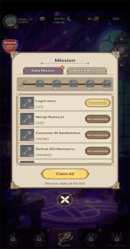 66666��ڰ�ħ��ʦ������Ϸ(Dark Mage - Reincarnation after 66666 years)1.0.7��׿���ͼ4