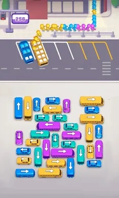 公交车离开交通堵塞游戏(Bus Away)预览图