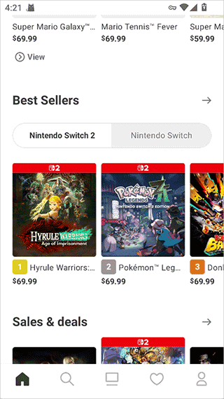 Nintendo Store app3.0.1安卓版截图0