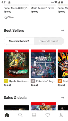 Nintendo Store app截图0