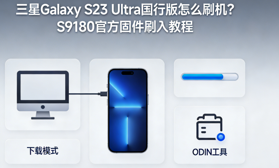 三星Galaxy S23 Ultra国行版怎么刷机?S9180官方固件刷入教程
