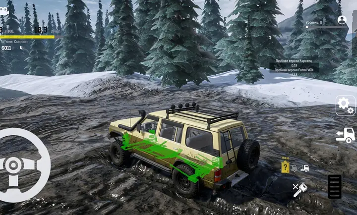 雪地越野泥泞跑者模拟器(Offroad Snow: Driving Runner)0.3.6安卓版截图1