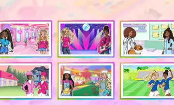 芭比娃娃色彩创作游戏(Barbie Color Creations)截图4