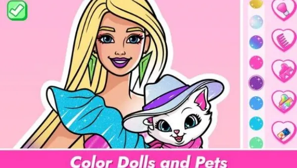 �ű�����ɫ�ʴ�����Ϸ(Barbie Color Creations)5.5.1��׿���ͼ1
