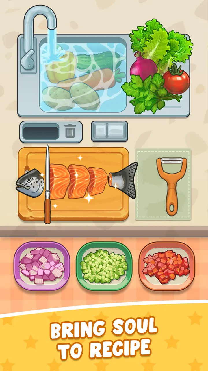 烹饪完美餐点游戏(Cookingo)1.4.0 最新版截图1