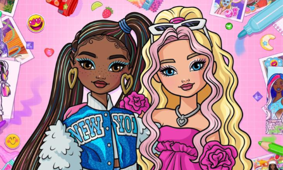 �ű�����ɫ�ʴ�����Ϸ(Barbie Color Creations)
