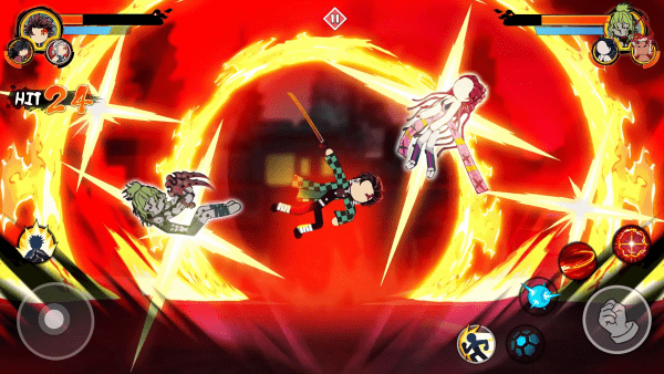 火柴人鬼灭之刃游戏(Stickman Demon Fight Warrior)预览图