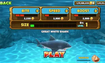 饥饿鲨进化巨齿鲨版本最新版本(Hungry Shark)截图2