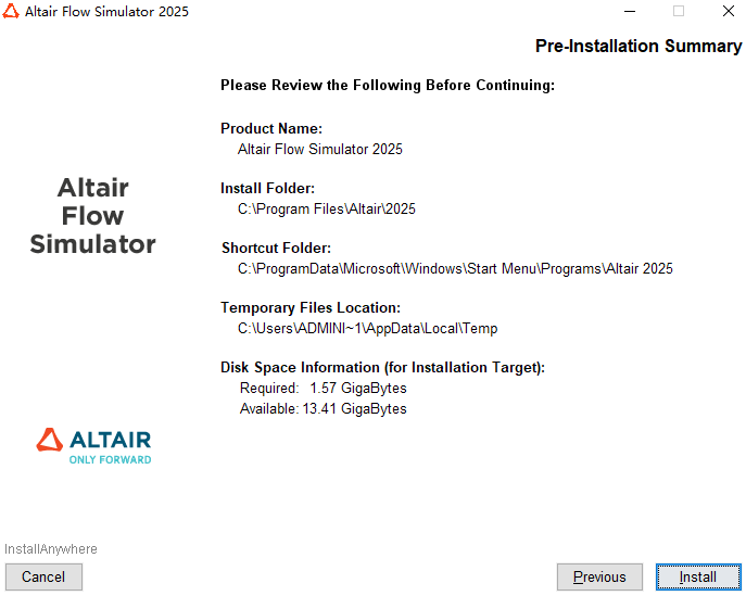 Altair Flow Simulator 2025正式版2026最新版本 Altair Flow Simulator 2025正式版2026最新版本