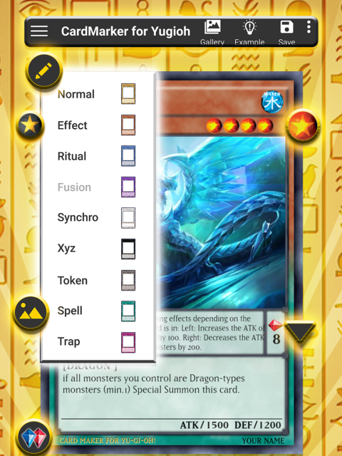 ��Ϸ�����Ƶ����߹ٷ���(Card Maker for YugiOh)2.3.8��׿���ͼ0
