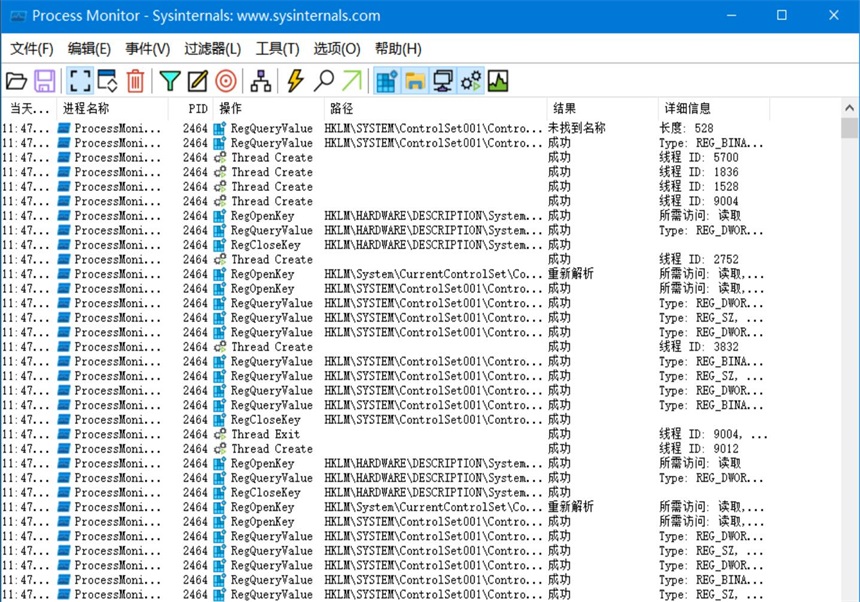 Process Monitor������4.02�ٷ����İ��ͼ0