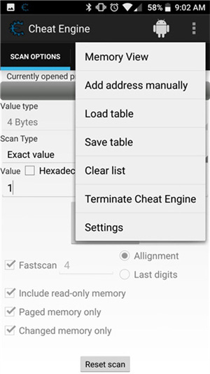 CE游戏修改器手机版(CEngine)6.0最新版截图0
