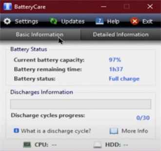 batterycare电脑版0.9.40版本截图2