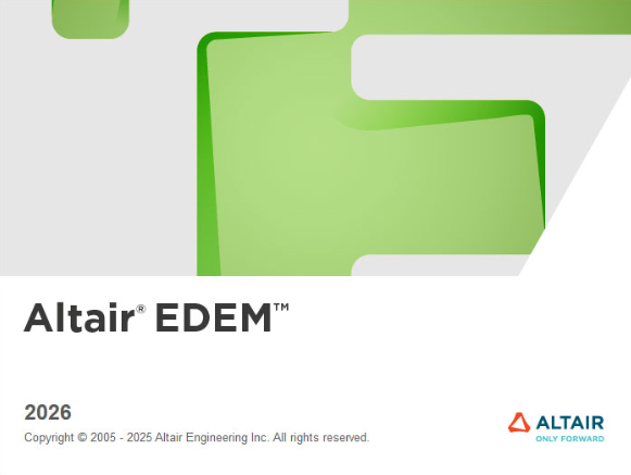 Altair EDEM Professional 2026汉化激活版 Altair EDEM Professional 2026汉化激活版
