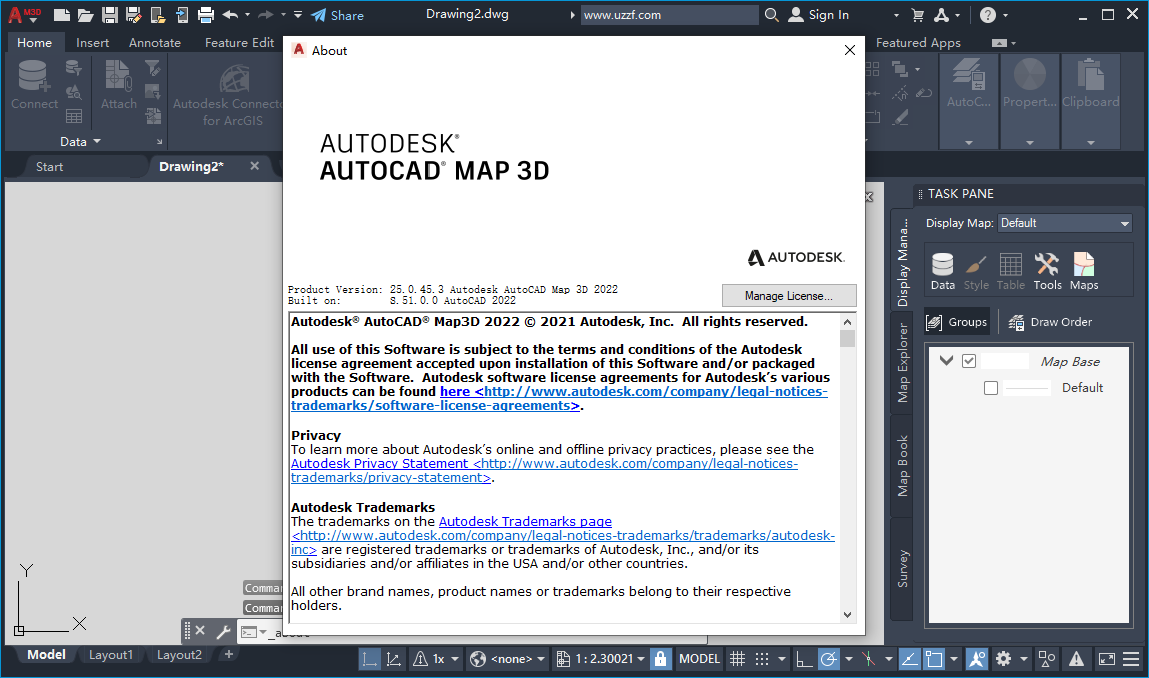 AutoCAD Map 3D 2022激活版25.0.45.3直装版截图2