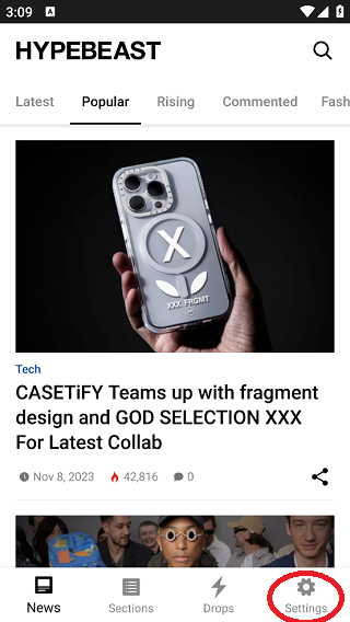 Hypebeast安卓版3.6.8安卓版截图1
