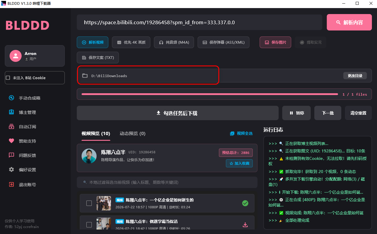 BLDDD(B站视频下载工具) BLDDD(B站视频下载工具)