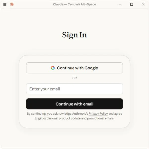 Claude Desktop安装包1.82.86.0最新电脑版截图1