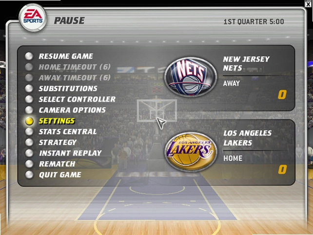 美国职篮NBA Live 2003英文免安装版 操作技巧与按键设置