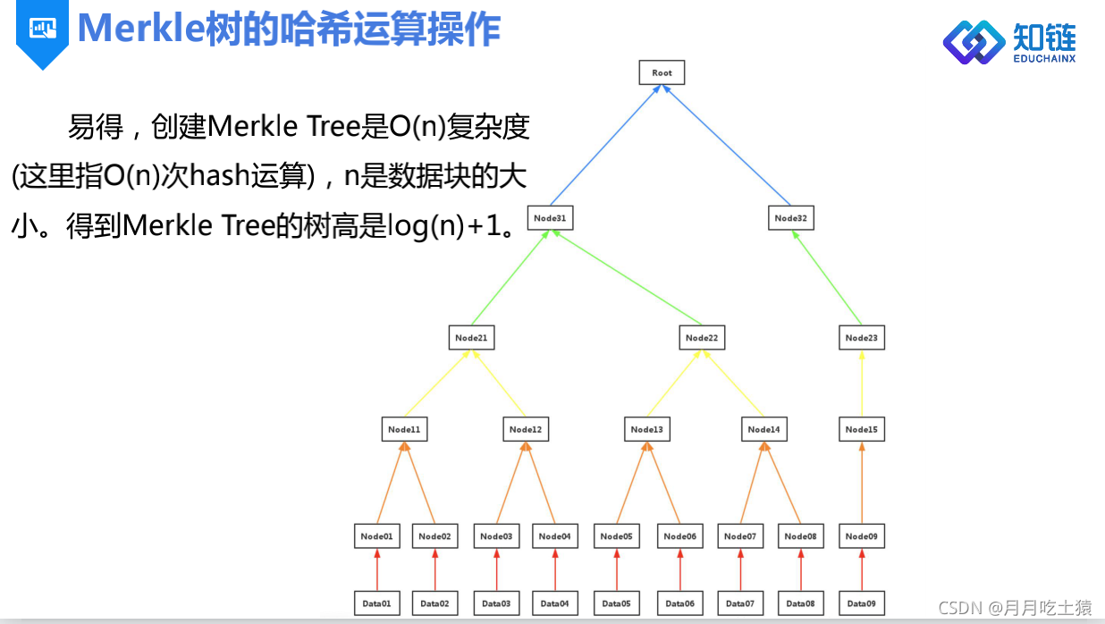 默克尔树防篡改原理 哈希校验,默克尔树安全性,色彩丰富 无水印