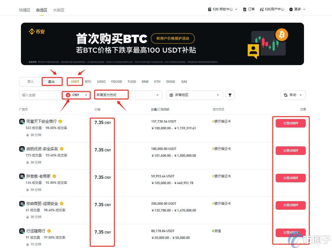 交易所USDT兑人民币价格,泰达币和人民币的汇率和换算方法,色彩丰富 实用截图