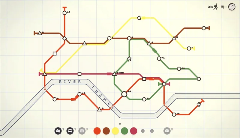 迷你地铁游戏电脑版(Mini Metro)预览图