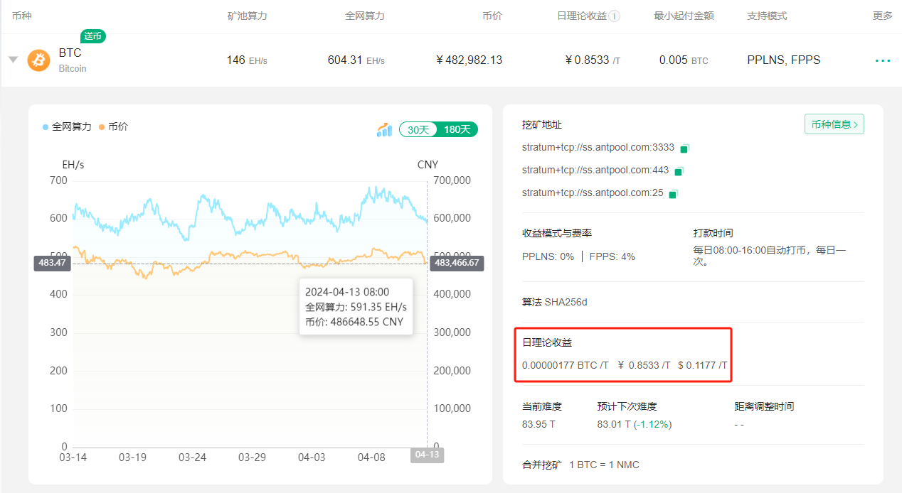 比安挖矿平台新手挖矿收益实测教程配图