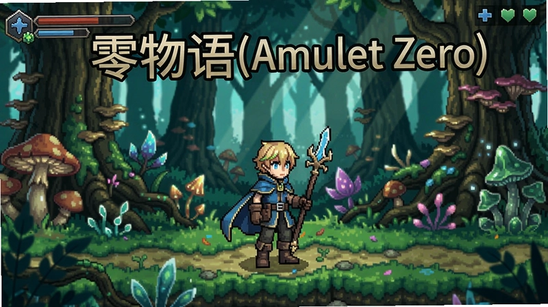 ������(Amulet Zero)��Ϸ������ͼ��չʾ���������ɭ����̽��������ɫ��Ѥ�����ַ���������(Amulet Zero)����Ŀ