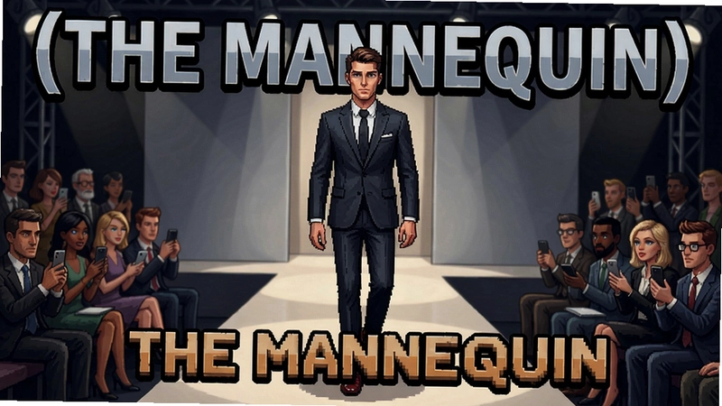 人体模特(The Mannequin)游戏封面截图,展示模特T台走秀场景