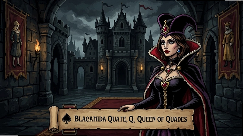 �������һʺ�(Queen of Spades)��Ϸ�����Ľ�ͼ�������ű��ͻʺ�����