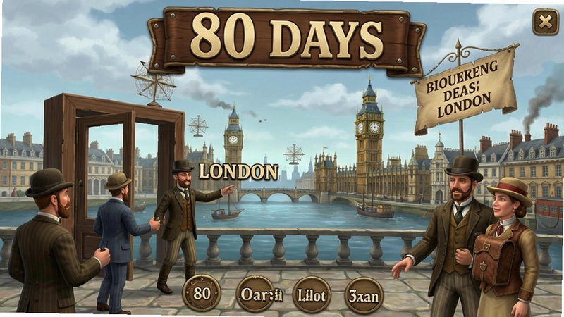 80�컷�ε���(80 Days)��Ϸ�������ͼ��չʾ�׶س�������