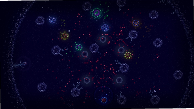 ϸ������ս(Microcosmum: survival of cells) �������棬��ʾ�������������������
