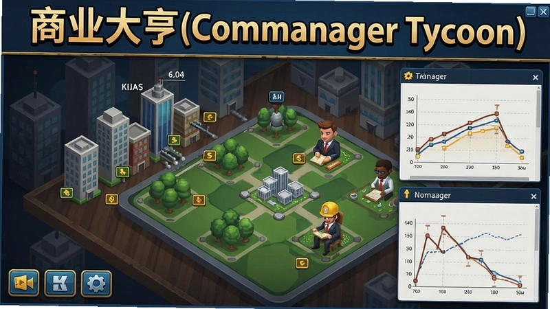 ��ҵ���(Commanager Tycoon)��Ϸ������,չʾ��ҵ��Ӫ����Թ滮,��������ҵ���(Commanager Tycoon)������