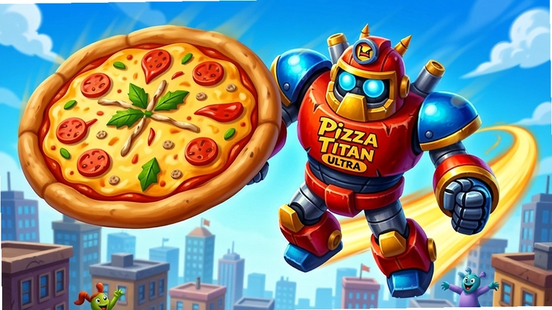 ����������̩̹(Pizza Titan Ultra)������̩̹�����޴�����������Ծ�����Ͽգ���ͨ�Ųʻ��磬���ֶ������Ͳ�˫�����淨