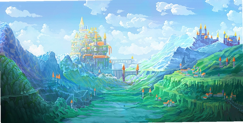 墨旅(Inked)手绘艺术风格的高清游戏场景壁纸