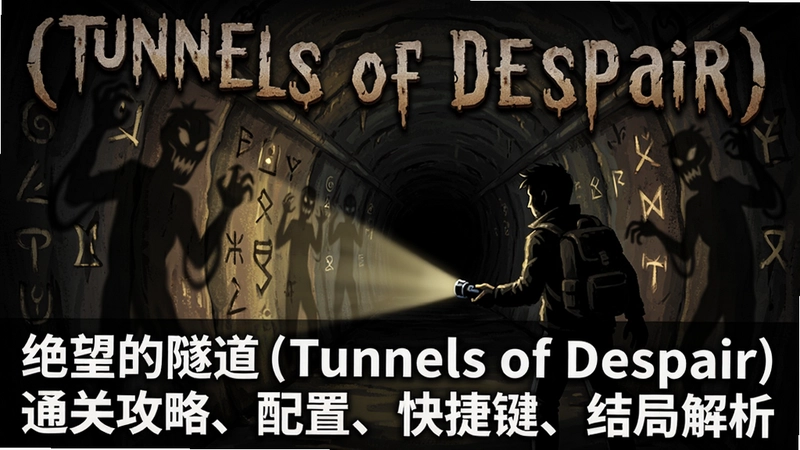 ����������(Tunnels of Despair)��Ϸ�������Ӿ�ͼ���ڰ�������΢��ҡҷ�������ֳ��ֵ�Ͳ��ǽ���ϸ���Ť������Ӱ��������ţ����ġ�����������(Tunnels of Despair)ͨ�ع��ԡ����á���ݼ�����ֽ�����